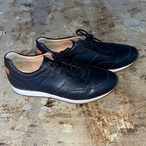 Moral Code Black Leather Shoes Size 13